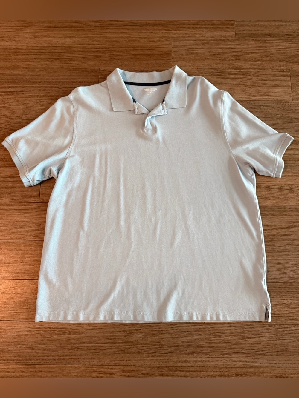 Men's Polo Shirts XL 100% Cotton Regular Fit Blue Orange Set of 2 - Picture 9 of 15